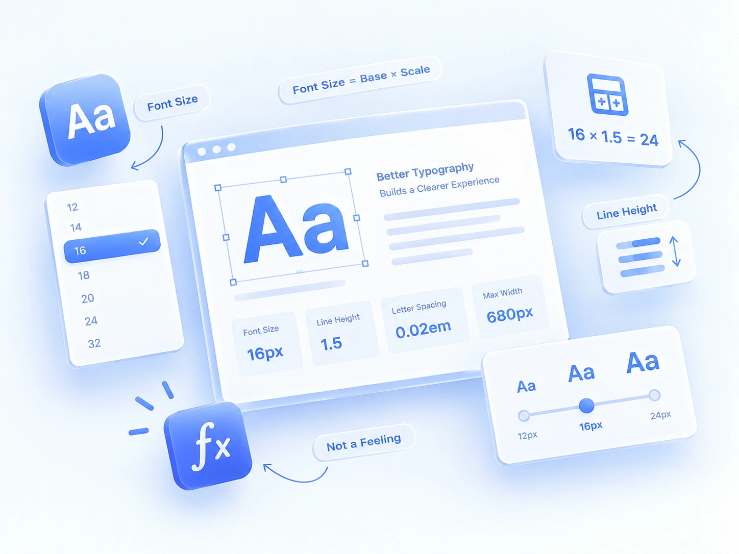 Font Size Is a Formula, Not a Feeling